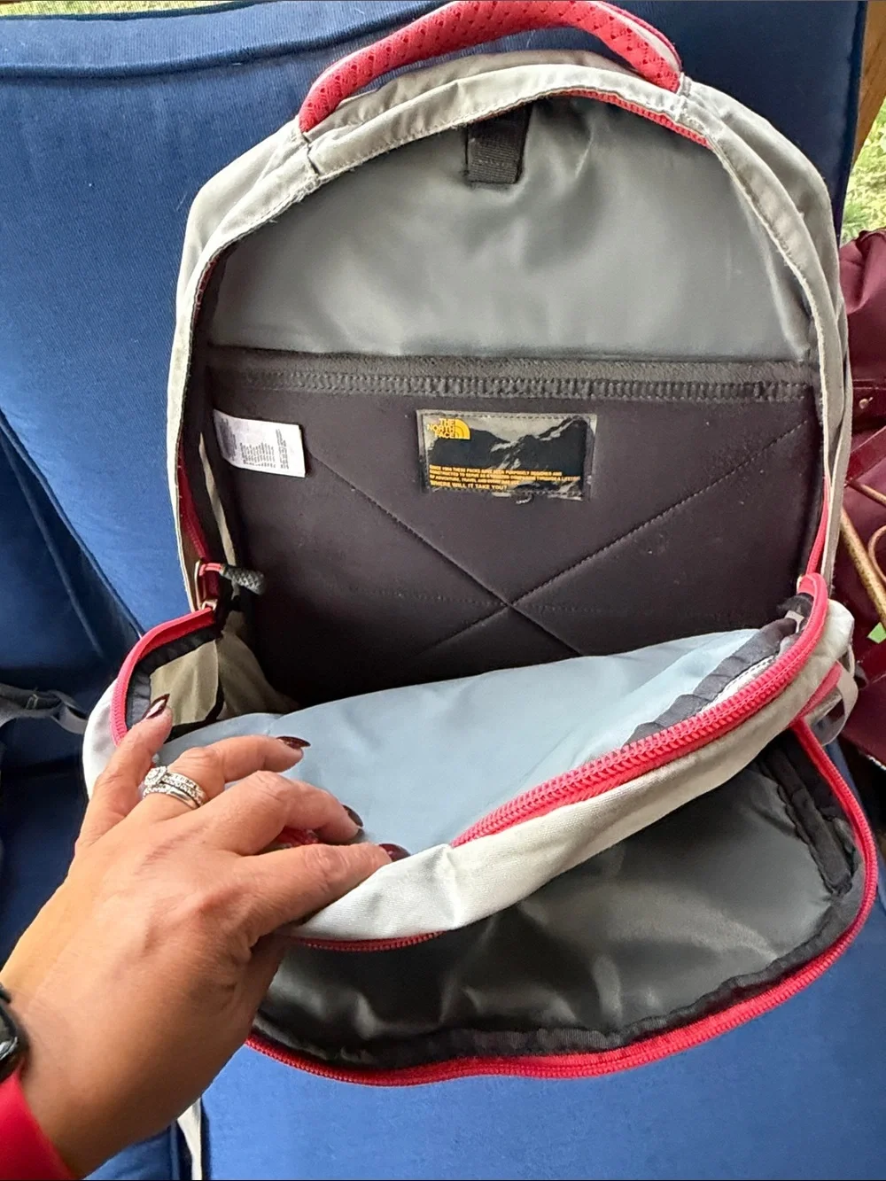 The North Face versatile backpack